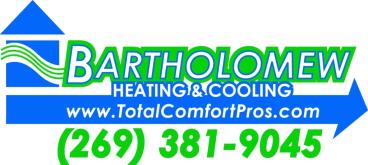 Bartholomew Heating &amp; Cooling, Inc. 3025 Emerald Drive Kalamazoo, MI 49001 - Phone: (269) 381-9045
